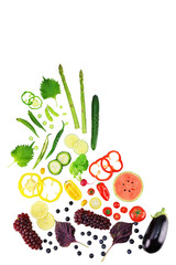 夏野菜　夏果実　いろどり