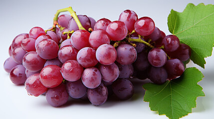 Fototapeta premium Photo of fresh and sweet red and green grapes