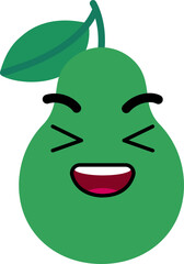 Avocado Face Smlie Haha Laugh