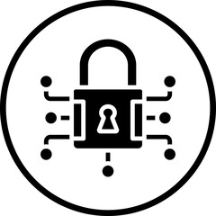 Vector Design Data Encryption Icon Style