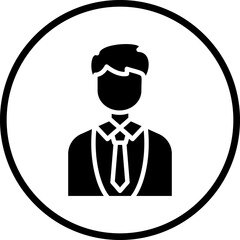 Vector Design CEO Icon Style