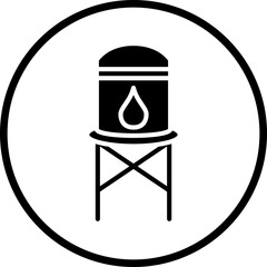 Vector Design Water Tank Icon Style