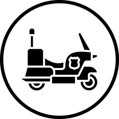 Vector Design Motorbike Icon Style