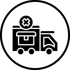 Fototapeta premium Vector Design Failed Delivery Icon Style