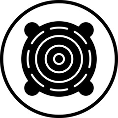 Vector Design Car Speakers Icon Style