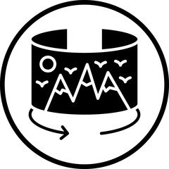 Vector Design 360 Image Icon Style