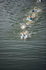 Triathlon Contest Swimming