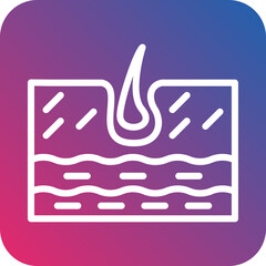 Vector Design Skin Hair Icon Style