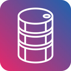 Vector Design Barrel Icon Style