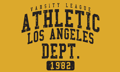 Sport athletic varsity league typography, t-shirt graphics, vectors