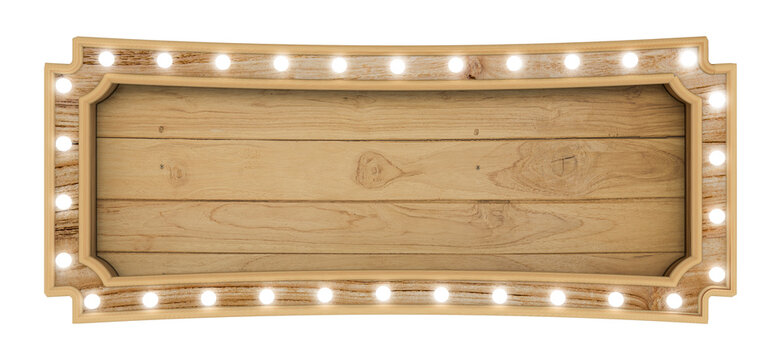 Wooden sign