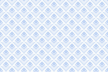 Abstract Seamless Geometric Blue and White Pattern and Texture.
