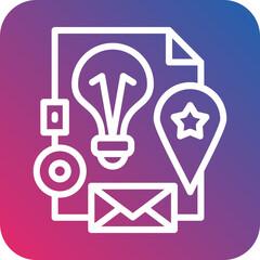 Vector Design Branding & Positioning Icon Style