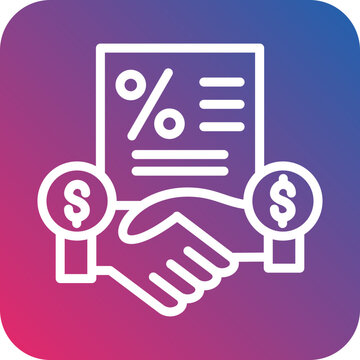 Vector Design Down Payment Icon Style