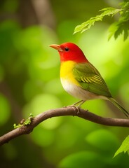 Obraz premium robin in the garden
