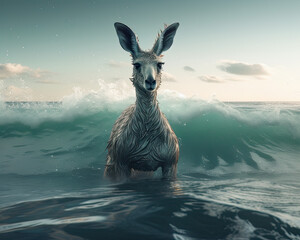 Kangaroo in the Ocean: A Surreal Generative AI Landscape