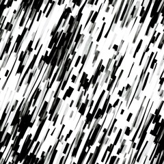 Black and white seamless pattern. AI generated.