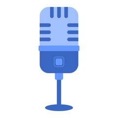 Retro Microphone Illustration