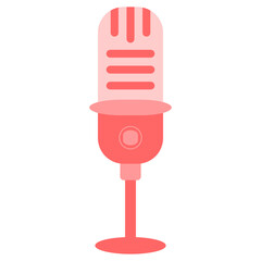 Retro Microphone Illustration