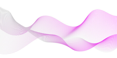 Abstract pink background with waves seamless pink blend wave lines and technology background. Modern pink flowing wave lines and glowing moving lines. Futuristic technology and sound wave line.