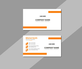 Creative Business card template design for corporate business, Professional Business card design. modern visiting card.