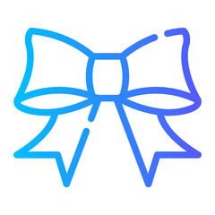 Obraz premium ribbon Line Gradient Icon