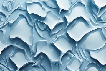 Abstract Ice Shapes Background (AI generated )