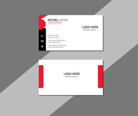 Modern visiting card.Creative Business card template design for corporate business, Professional Business card design and modern visiting card and white,red  black,color.