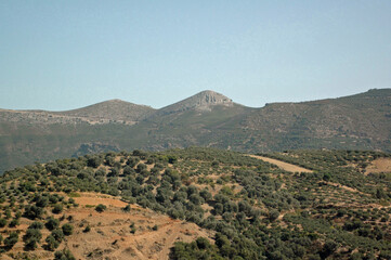 Carrière près de Damasta en Crète