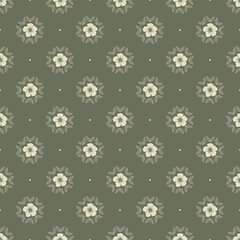 Floral seamless pattern background, Vector illustration design for fabric, wallpaper, wrapping, and home decor