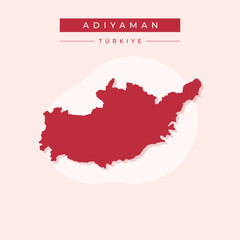 Vector illustration vector of Adyaman map Turkey