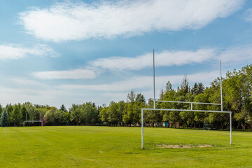 Fototapeta premium H.S. Sears Park in the city of Saskatoon, Canada