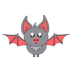 Cute Bat Illustration