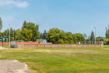 Fototapeta premium H.S. Sears Park in the city of Saskatoon, Canada