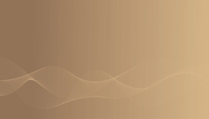 Abstract wave element for design. Digital frequency track equalizer. Stylized line art background. Vector illustration. Wave with lines created using blend tool. Curved wavy line, smooth stripe.