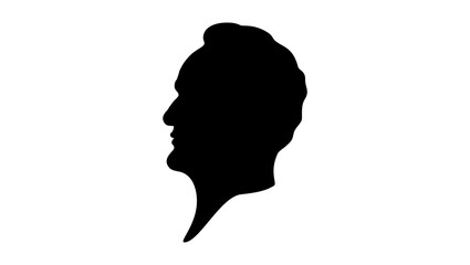 Alexander von Humboldt silhouette