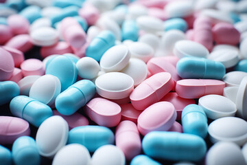 Pills background 