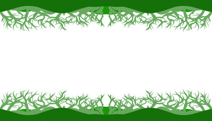 Background illustration of a natural theme that contains green elements. Perfect for wallpapers, backgrounds, banners, magazine covers and others with nature and natural themes.