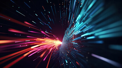 Abstract digital background. Ideal for technological processes, neural networks and AI, digital storages, sound and graphic forms, science, education, etc.