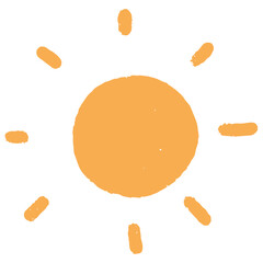 Hand drawn Scribble Sun