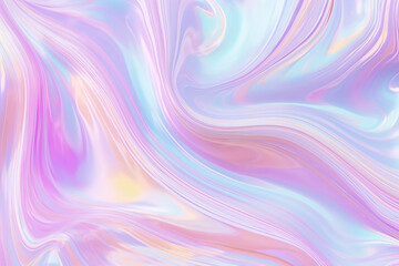 Obraz premium Seamless trendy iridescent rainbow foil texture.