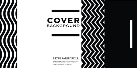 black and white background with stripes.Modern wallpaper design. deal design for social media, poster, cover, banner, flyer.