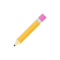 pencil colorful flat element for literacy day international celebration education background.