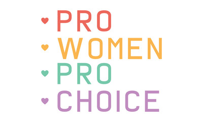 pro women pro choice Retro SVG.