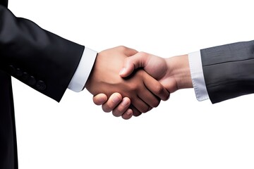 Business partnership meeting. Closeup handshake in the office, deal.