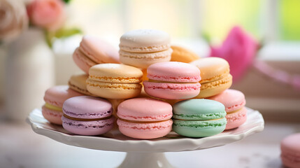 Obraz premium delicious and sweet macarons