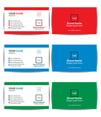 Modern & creative double sided business card/business card template