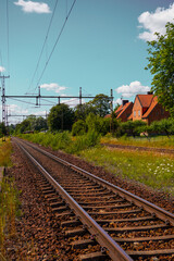 railway in the countryside