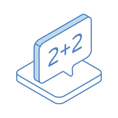 Chat icon, vector stock illustration.