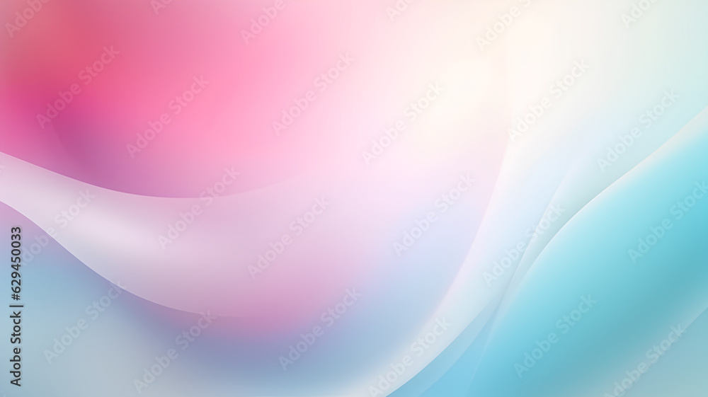 Poster abstract background with colorful waves.